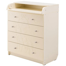 Пеленальный комод Babyroom Комод Жирафик 102x80x50  ваниль