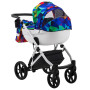 Коляска 2 в 1 Bair Next White Special 66 разноцветный (калейдоскоп)