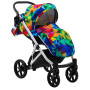 Коляска 2 в 1 Bair Next White Special 66 разноцветный (калейдоскоп)