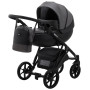 Коляска 2 в 1 Bair Next шкіра 100% 25 графіт