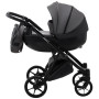 Коляска 2 в 1 Bair Next шкіра 100% 25 графіт