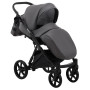 Коляска 2 в 1 Bair Next шкіра 100% 25 графіт