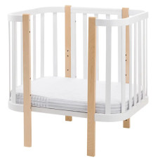 Матрас Babyroom Oval-80 OK-5 кокос 5 слоев  белый