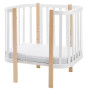 Матрас Babyroom Oval-80 OK-5 кокос 5 слоев  белый