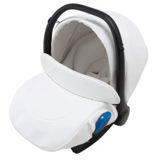 Автокресло Adamex Kite кожа 100% Q107 белый