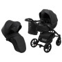 Коляска 2 в 1 Bair Next кожа 100% 36 черный