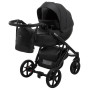 Коляска 2 в 1 Bair Next кожа 100% 36 черный