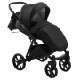 Коляска 2 в 1 Bair Next кожа 100% 36 черный