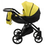 Коляска 2 в 1 Bair Next кожа 100% 27 желтый
