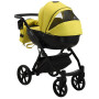 Коляска 2 в 1 Bair Next кожа 100% 27 желтый