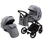 Коляска 2 в 1 Adamex Porto Light Tip TK-60 темно-серый