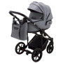 Коляска 2 в 1 Adamex Porto Light Tip TK-60 темно-серый