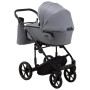 Коляска 2 в 1 Adamex Porto Light Tip TK-60 темно-серый