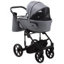 Коляска 2 в 1 Adamex Porto Light Tip TK-60 темно-серый