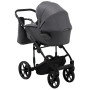 Коляска 2 в 1 Adamex Porto Light Tip TK-57 графит