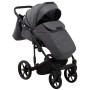 Коляска 2 в 1 Adamex Porto Light Tip TK-57 графит