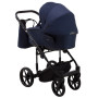 Коляска 2 в 1 Adamex Porto Light Tip TK-12 темно-синий