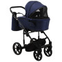 Коляска 2 в 1 Adamex Porto Light Tip TK-12 темно-синий