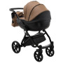 Коляска 2 в 1 Bair Next шкіра 100% 38 карамель