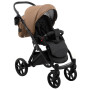 Коляска 2 в 1 Bair Next шкіра 100% 38 карамель