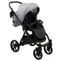 Коляска 2 в 1 Bair Next Soft 31 сірий