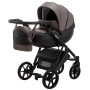 Коляска 2 в 1 Bair Next кожа 100% 35 темный капучино