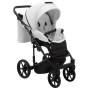 Коляска 2 в 1 Adamex Porto Light ECO кожа 100% SA-1 белый
