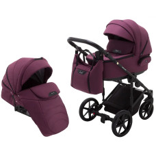 Коляска 2 в 1 Adamex Porto Light Tip TK-80 бордо