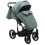 Коляска 2 в 1 Adamex Porto Light ECO кожа 100% SA-20 нефрит