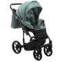 Коляска 2 в 1 Adamex Porto Light ECO кожа 100% SA-20 нефрит
