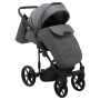 Коляска 2 в 1 Adamex Porto Light ECO шкіра 100% SA-4 темно-сірий