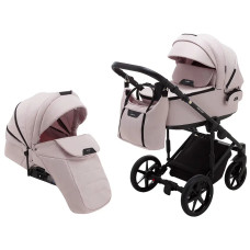 Коляска 2 в 1 Adamex Porto Light Tip TK-23 розовый (пудра)