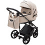 Коляска 2 в 1 Adamex Porto Light ECO кожа 100% SA-8 бежевый