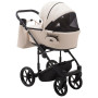 Коляска 2 в 1 Adamex Porto Light ECO кожа 100% SA-8 бежевый