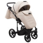 Коляска 2 в 1 Adamex Porto Light ECO кожа 100% SA-8 бежевый