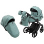 Коляска 2 в 1 Adamex Porto ECO кожа 100% SA-20 нефрит