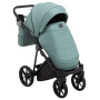 Коляска 2 в 1 Adamex Porto ECO кожа 100% SA-20 нефрит