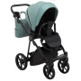 Коляска 2 в 1 Adamex Porto ECO кожа 100% SA-20 нефрит