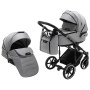 Коляска 2 в 1 Adamex Porto Light Tip TK-83 серый