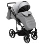 Коляска 2 в 1 Adamex Porto Light Tip TK-83 серый