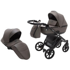 Коляска 2 в 1 Bair Tokyo кожа 100% 35 темный капучино
