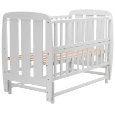 Кровать Babyroom Шарик SH-02 маятник, откидной бок  бук серый