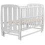 Кровать Babyroom Шарик SH-02 маятник, откидной бок  бук серый