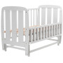 Кровать Babyroom Шарик SH-02 маятник, откидной бок  бук серый