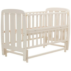 Кровать Babyroom Шарик SH-02 маятник, откидной бок  бук слоновая кость