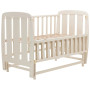 Кровать Babyroom Шарик SH-02 маятник, откидной бок  бук слоновая кость