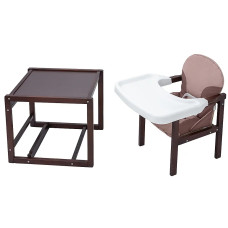 Стульчик- трансформер Babyroom Пони-220 тонированный пластиковая столешница  капучино - шоколад