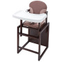 Стульчик- трансформер Babyroom Пони-220 тонированный пластиковая столешница  шоколад-капучино