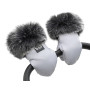 Рукавицы Bair Northmuff  серый (owl grey)