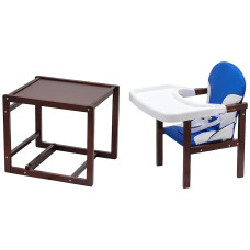 Стульчик- трансформер Babyroom Пони-220 тонированный пластиковая столешница  синий - белый